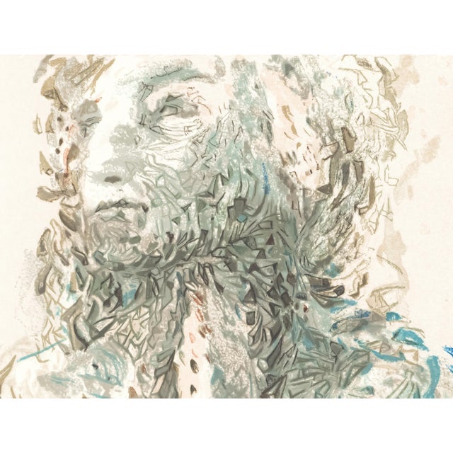 Abstract 1963 Dalí Divine Comedy Engraving Paradis Chant 17 "Cacciaguida Voit l'Exil De Dante en Dieu" (Cacciaguida Sees Dante's Exile in God) For Sale - Image 3 of 8