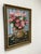 Abstract Expressionism Late 20th Century Floral Oil on Canvas by Unknown Artist, Vintage For Sale - Image 3 of 12