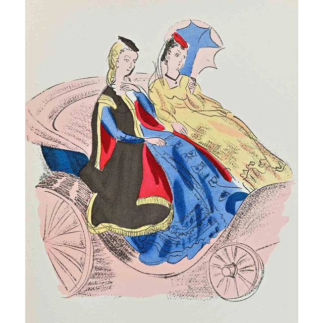Raoul Dufy, Carriage Ride, 1920s, Lithograph For Sale