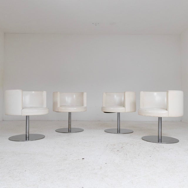 Cidonio Armchairs by Antonia Astori, 1980s, Set of 4 For Sale - Image 4 of 7