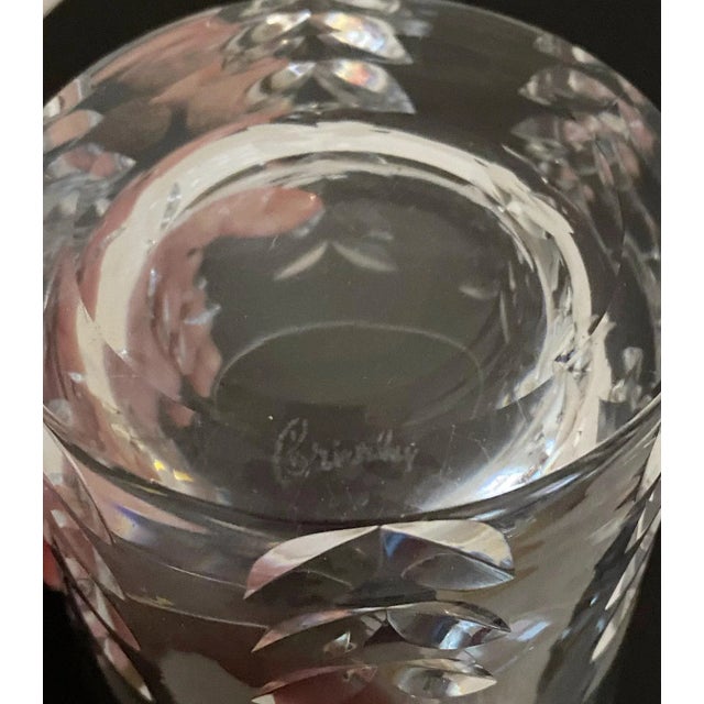 Glass Late 20th Century Royal Brierley Cut Crystal Cocktail Glasses - Set of 4 For Sale - Image 7 of 8