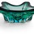 Murano Sommerso Emerald & Aquamarine Sculptural Star Art Glass Bowl 11.25" For Sale - Image 17 of 18