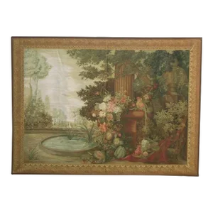 Vintage Tapestry Depicting an Exotic Bird