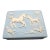 Vintage 1980s Incolay Stone Trinket Box For Sale