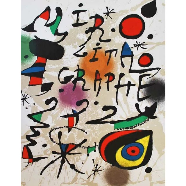 Artist: Joan Miro Country: Spain Title: Untitled V3-c Medium: Original Lithograph Marks: Not signed not numbered Size:...
