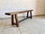 Rustic Italian Oak Bench, 1940s For Sale - Image 3 of 14