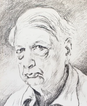 Self Portrait - Original Lithograph by Giorgio De Chirico - 1968 1968