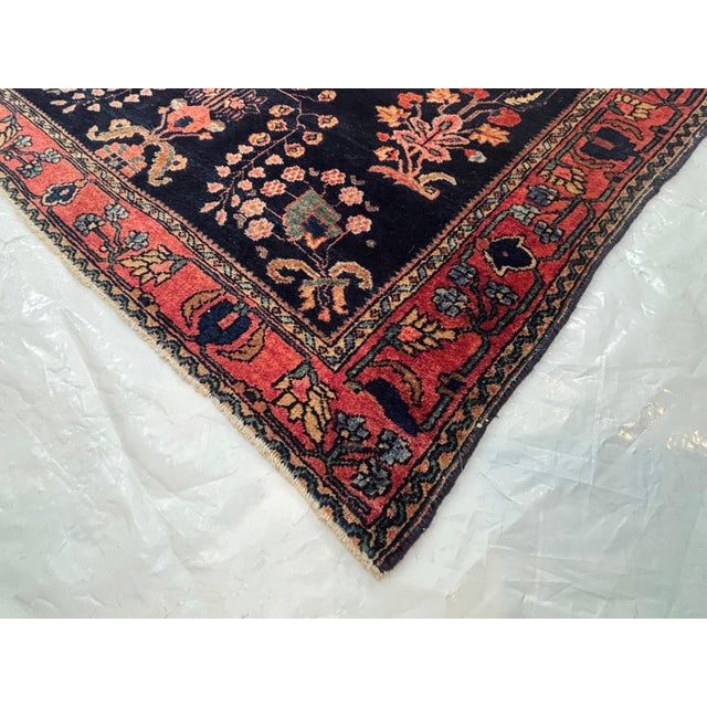 Textile Antique Sarouk Mohajeran, 3'4" X 5' For Sale - Image 7 of 7