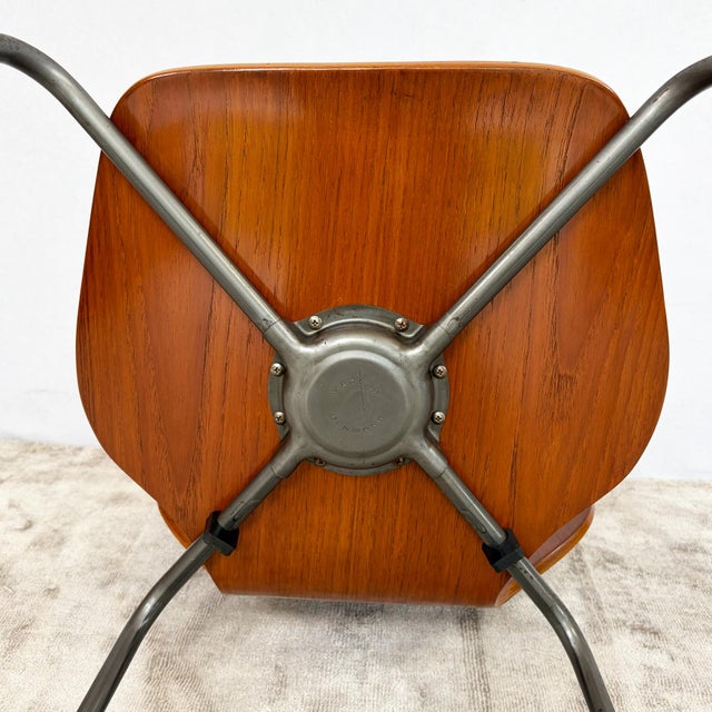 Danish Chairs by Herbert Hirche for Jofa Stalmobler, 1950s, Set of 2 For Sale - Image 9 of 11