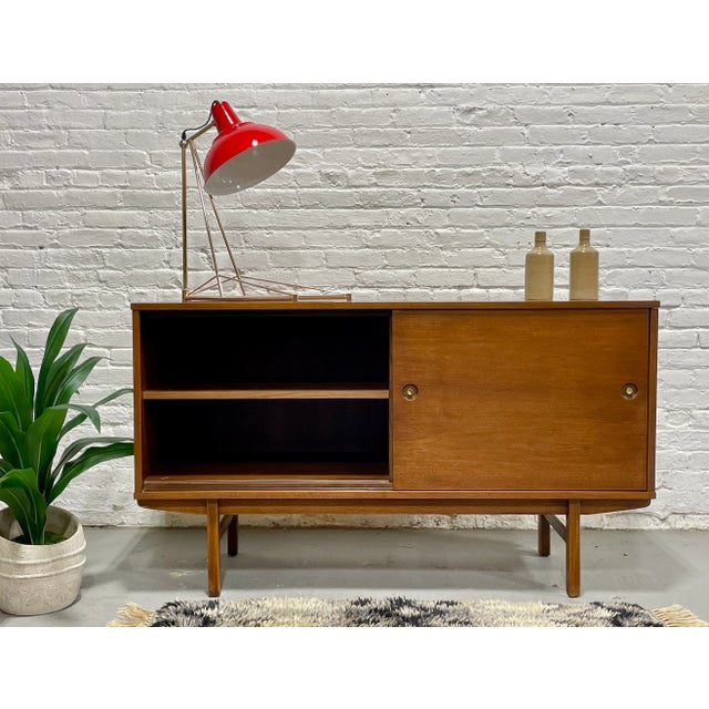 Vintage Apartment Sized Mid Century Modern Credenza, C. 1960’s For Sale - Image 4 of 14