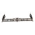 Antique Italian Hand-Forged Wrought Iron Fireplace Fender, 58” Wide, Floral Scroll & Fleur-De-Lis Architectural Hearth Guard For Sale
