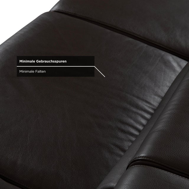 Brown Leather Courage Corner Sofa with Manual Function from Ewald Schillig For Sale - Image 12 of 18