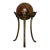 Classical Greek Marble Orb Sphere on Brass Ram’s Head Stand For Sale