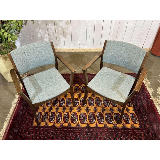 English Teak Armchairs, 1970s, Set of 2 For Sale - Image 6 of 15