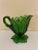 Late 20th Century Vintage Summit Art Glass Creamer and Sugar Set in Everglade Pattern- 2 Pieces For Sale - Image 5 of 8