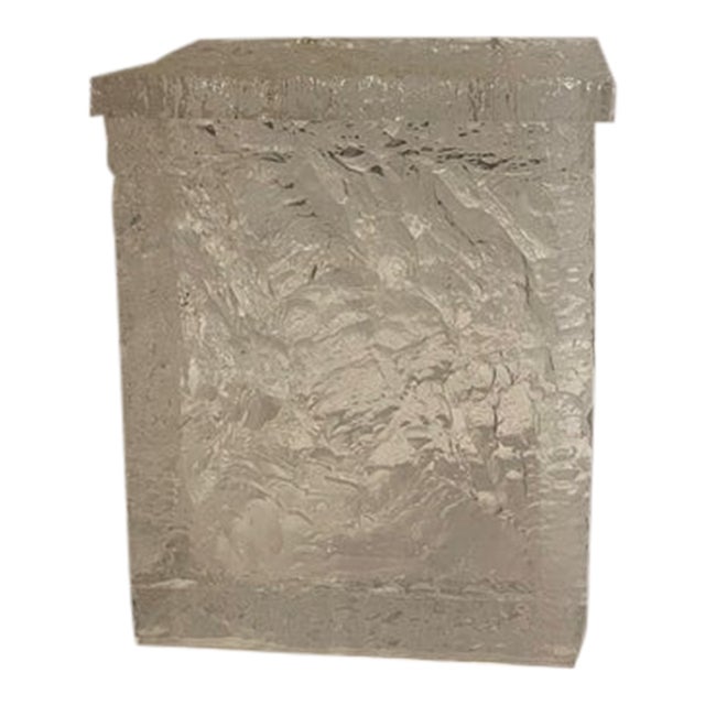 Vintage "Block of Ice" Ice Bucket For Sale