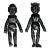 Amazing Pair Hand Carved Antique Wood Chinese Dolls Asian Folk Art For Sale