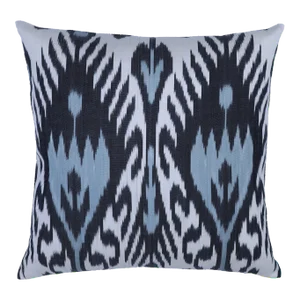 Contemporary Handmade Luxury Silk Throw Pillow With Down Feather Insert