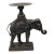 Large Maitland Smith Bronze Elephant Center Piece For Sale