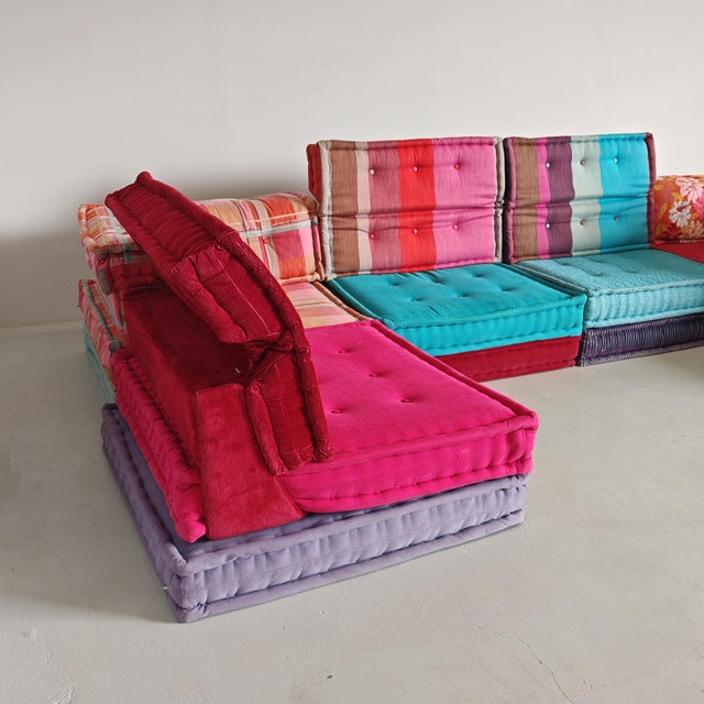 Modular Model Mah Jong 6-Seater Sofa by H. Hopfer for Roche Bobois, 1990s, Set of 6 For Sale - Image 13 of 18