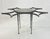 Vintage Brutalist Dining Table With Glass Top and Sculptural Textured Metal Base For Sale In Los Angeles - Image 6 of 18