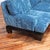 Asian A French Blue Velvet Sofa, Circa 1960 For Sale - Image 3 of 5