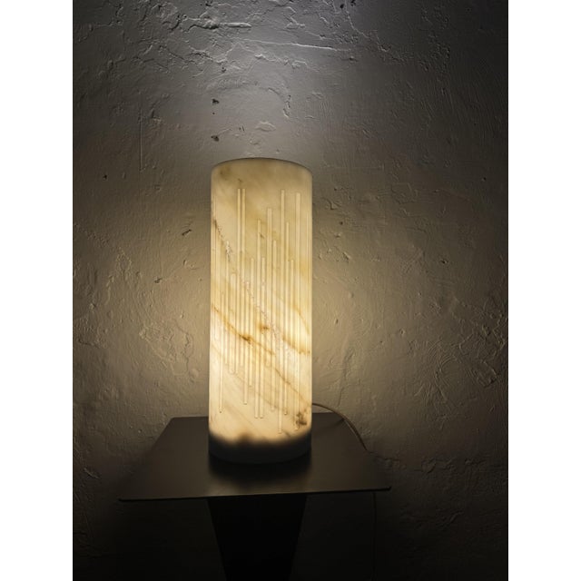 Beige Marble Lamp by Nero Patuzzi for the NP2 Group, 1960s For Sale - Image 8 of 8