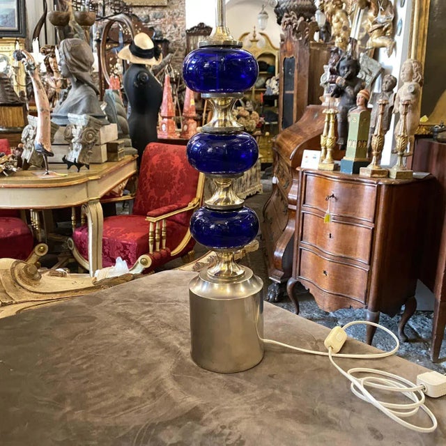 1970s Space Age Table Lamp Designed by Gaetano Sciolari For Sale - Image 11 of 12