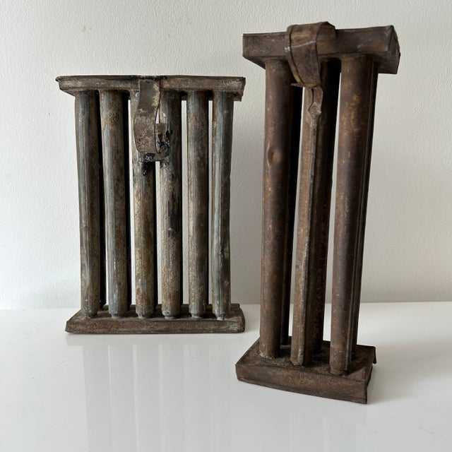 Early 20th Century Rustic 6-Candle Mold For Sale - Image 9 of 10