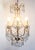 1960s Italian Waterfall Chandelier in Gold-Plated Metal with Blue Crystals, 1960s For Sale - Image 5 of 14