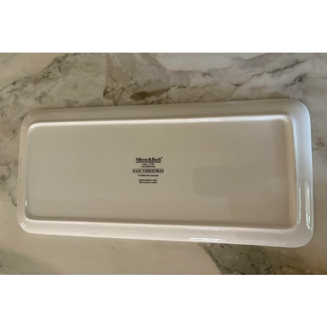 Ceramic 1990's Villeroy and Boch Naïf Christmas Tea, Sandwich, Pastries Sweets Set For Sale - Image 7 of 13