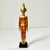 1980s Vintage Boho Chic Hollywood Regency Harlequin Mannequin Jester Figurine For Sale - Image 9 of 10