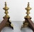 Fireplace Andirons in Brass & Wrought Iron, France, 1900s, Set of 2 For Sale - Image 6 of 7