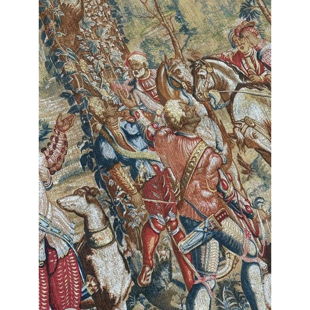 Vintage French Tapestry, 1970s For Sale - Image 6 of 18