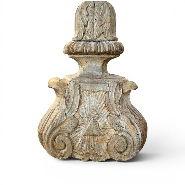 Wood 19th Century French Pair of Candlesticks For Sale - Image 7 of 7