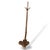 Wood Rustic Live Edge Wood Coat Stand For Sale - Image 7 of 8