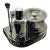 Complete Vintage Mid-Century Modern Stainless Steel Bar Set With Ice Bucket, Cocktail Shaker & Serving Tray - 5 pcs For Sale
