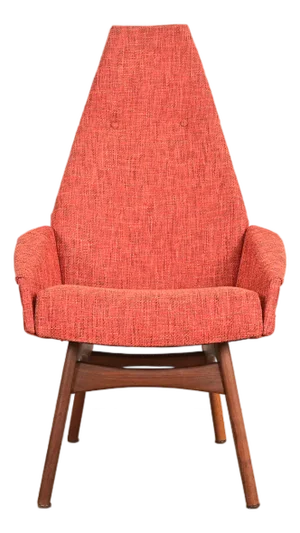 Adrian Pearsall for Craft Associates Mid-Century Modern High Back Lounge Chair, 1960s