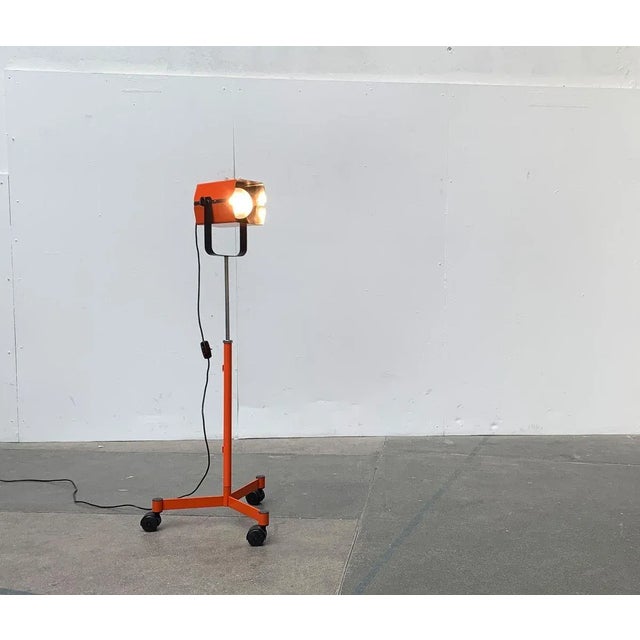 Vintage Swedish Space Age Studio Floor Lamp from Alda For Sale - Image 4 of 18