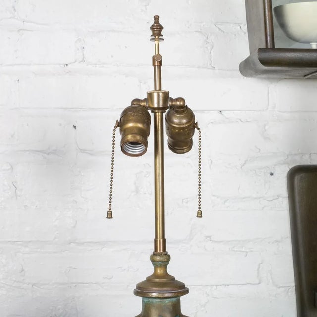 Pepe Mendoza Rare Bronze Table Lamps by Pepe Mendoza - a Pair For Sale - Image 4 of 12