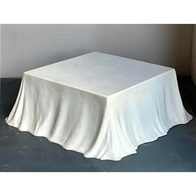 Mid 20th Century Vintage Regency Molded Fiberglass “Tovaglia” Coffee Table After Alberto Bazzani for Studio Tretach For Sale In West Palm - Image 6 of 12