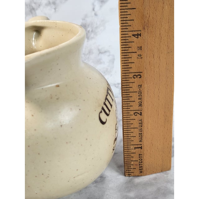 1970s Cutty Sark Scottish Transferware Squat Pitcher For Sale - Image 11 of 11