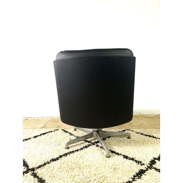 Italian Design Office Leatherette Armchair by Vaghi For Sale - Image 11 of 13