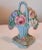 Vintage Hubley Shabby Chic Cast Iron Flower Basket Doorstop For Sale In Fayetteville, AR - Image 6 of 8