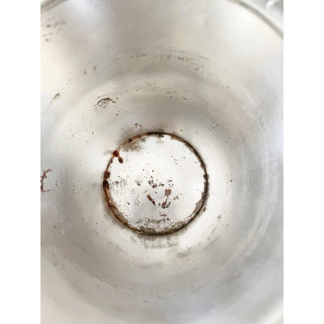 Silver 1914 Silver Plated Ice Bucket From the Cunard Steamship Line For Sale - Image 8 of 8