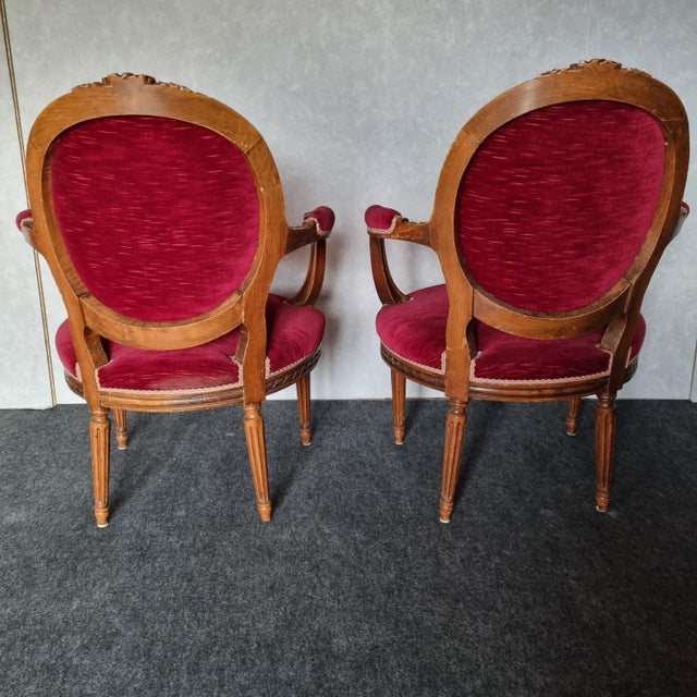 Set of Basket Bench and Armchairs, 1950s, Set of 3 For Sale - Image 10 of 18