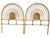Brown Headboards in Bamboo and Rattan, 1960s, Set of 3 For Sale - Image 8 of 14