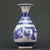 Mid 20th Century Elegant Large Chinese Blue and White Porcelain Vase With Figural Landscape Scene For Sale - Image 4 of 6