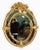 Goldenrod Antique Victorian Giltwood Oval Cushion Mirror, 1800s For Sale - Image 8 of 9