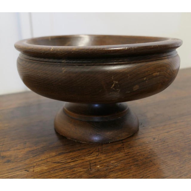 1960s French Hand Turned Elm Wood Fruit Bowl, 1960s For Sale - Image 5 of 7